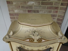 Louis 15 style Cabinet in carved and patinated walnut, Austria,Vienna 1900