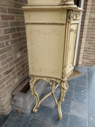 Louis 15 style Cabinet in carved and patinated walnut, Austria,Vienna 1900