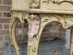 Louis 15 style Cabinet in carved and patinated walnut, Austria,Vienna 1900