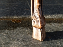 Louis 15 style Coffee table in carved oak, Liége,Belgium 1930