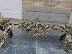 Louis 15 style Fire place screen  in bronze, France 1900