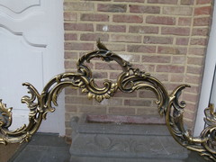 Louis 15 style Fire place screen  in bronze, France 1900