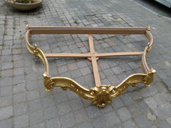 Louis 15 style Huge baldachin in gilded wood, France 1860