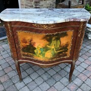 Louis 15 style Small cabinet with vernis matin, Italy 1940