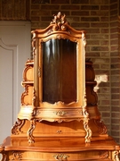 Louis 15 style Very nice quality Wiener barock cabinet in carved walnut and gilt, Austria,Vienna 1880