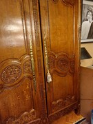 Louis 16 style Armoire de mariage bruidskast in oak, France ,Normandie 1800