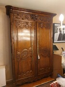 Louis 16 style Armoire de mariage bruidskast in oak, France ,Normandie 1800