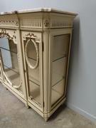 Louis 16 style Displaycabinet in painted wood, France 1880