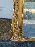 Louis 16 style Gilded mirror in wood and plaster, France 1880