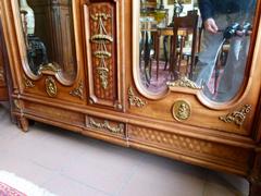 Louis 16 style High quality bedroomset probaply F. Linke in satinwood and gilded bronzes, France 1890