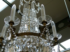 Louis 16 style Lamp in bronze and crystal, France 1930