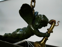 Louis 16 style Lamp in bronze, France 1920