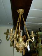 Louis 16 style Lamp in havy quality in gilded bronze, France 1910