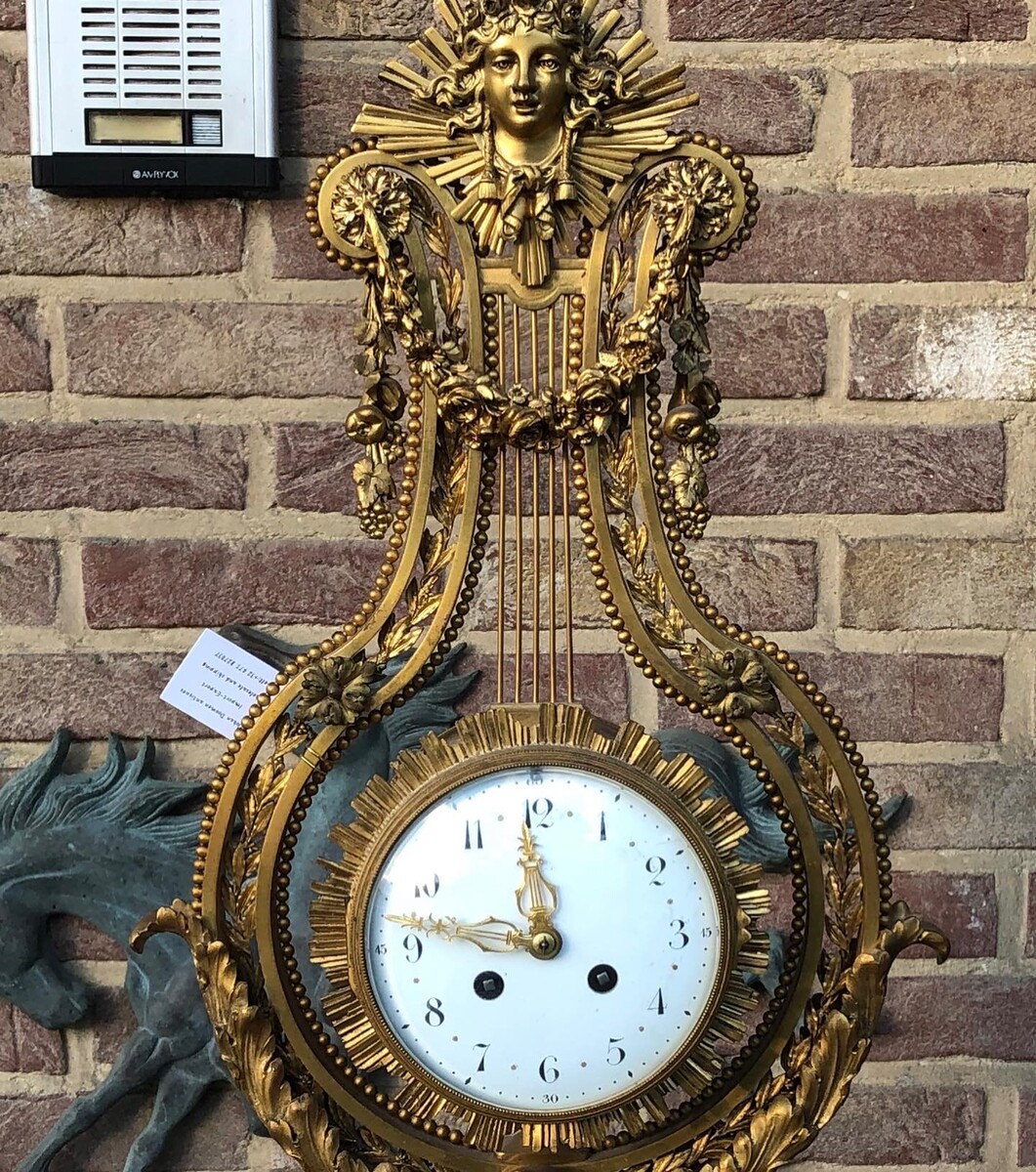 Louis 16 Lyra pendulum clock