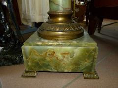 Louis 16 style Pedestal  in onyx and bronze, France 1900