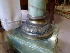 Louis 16 style Pedestal  in onyx and bronze, France 1900