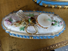 Louis 16 style Box in porcelain, France 1900