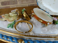 Louis 16 style Box in porcelain, France 1900