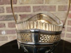 Louis 16 style Centerpiece with crystal in 800 silver signed RR 1880