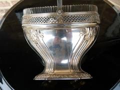 Louis 16 style Centerpiece with crystal in 800 silver signed RR 1880