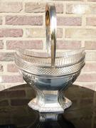 Louis 16 style Centerpiece with crystal in 800 silver signed RR 1880