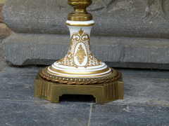 Napoleon 3 style Pair Sévres vases  in Sévres porcelain and gilded bronze, France 1880