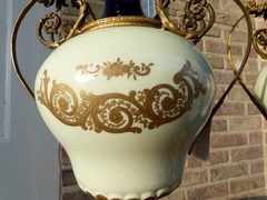 Napoleon 3 style Pair Sévres vases in porcelain, France 1890