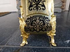 Napoleon III style Boulle Cartel with tortoiseshell in gilded bronze and marqueterie, France 1870