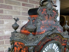 Napoleon III style Boulle clock , France 1880