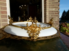 Napoleon III style Centerpiece with cherubs in porcelain and gilded bronze, Vienna,Austria 1890