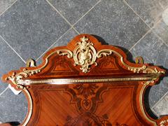 Napoleon III style display rack in gilded bronzes and rosewood marquetery, France 1880