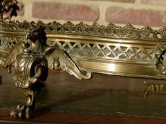 Napoleon III style Display tray in gilded bronze and onyx, France 1880