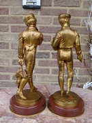 Napoleon III style Pair sculptures by Lalouette 