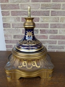 Napoleon III style Pair porcelain vases in porcelain and gilded bronze, France , Sévres 1870