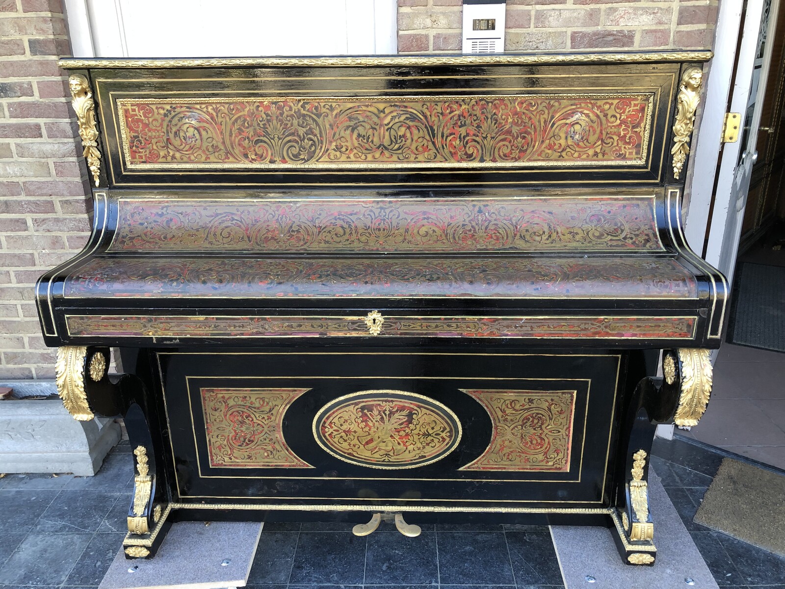 Napoleon III Piano with Boulle marquetry