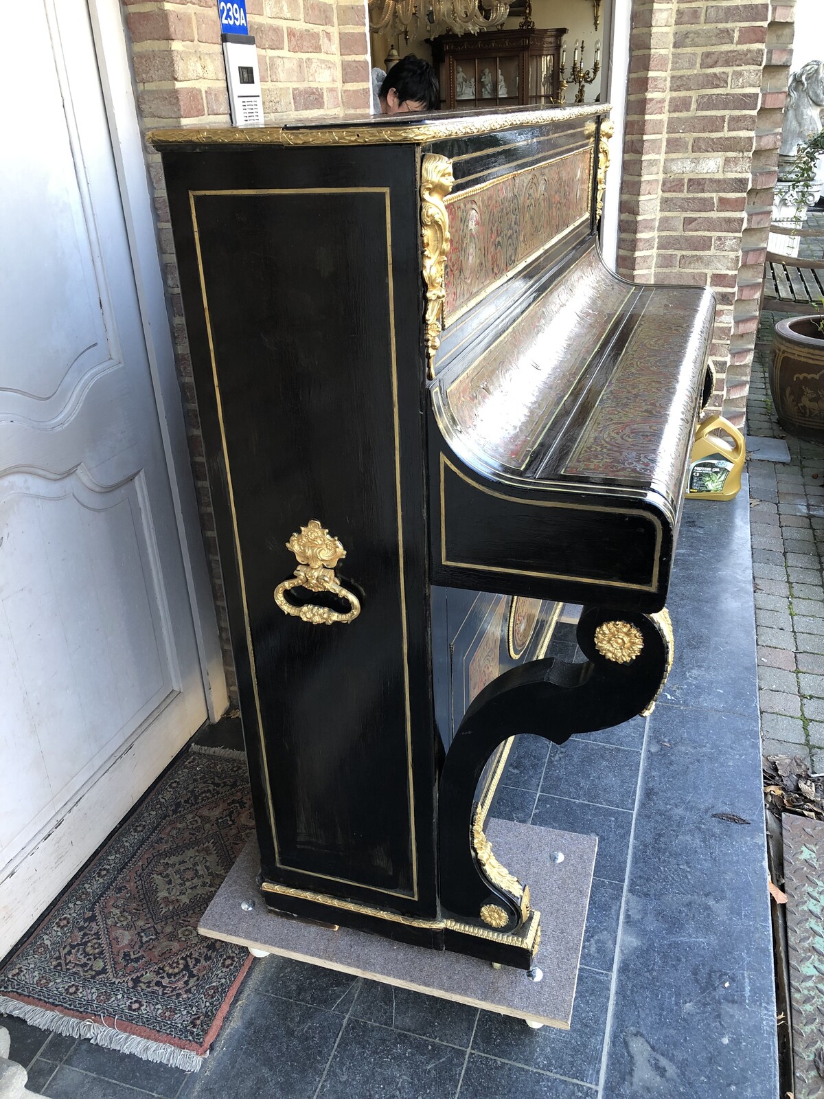 Napoleon III Piano with Boulle marquetry