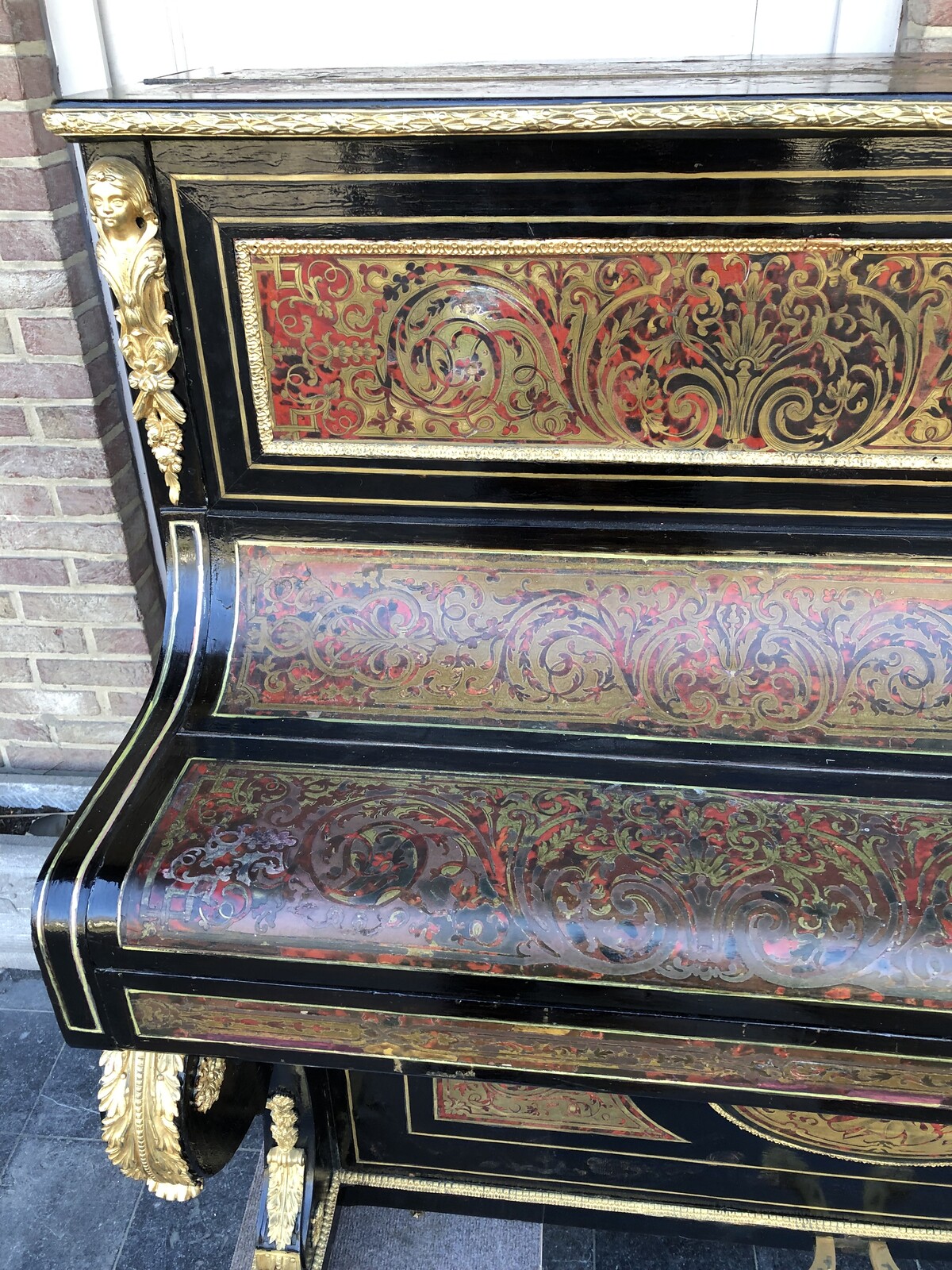 Napoleon III Piano with Boulle marquetry