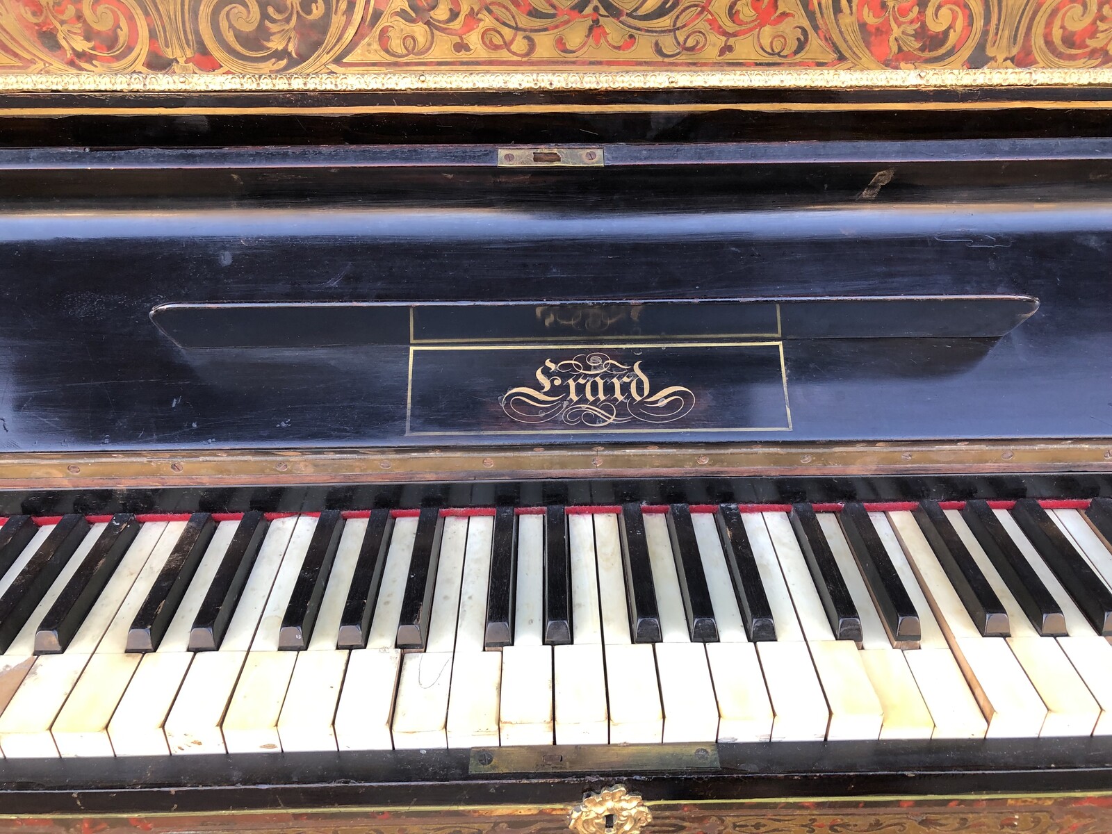 Napoleon III Piano with Boulle marquetry