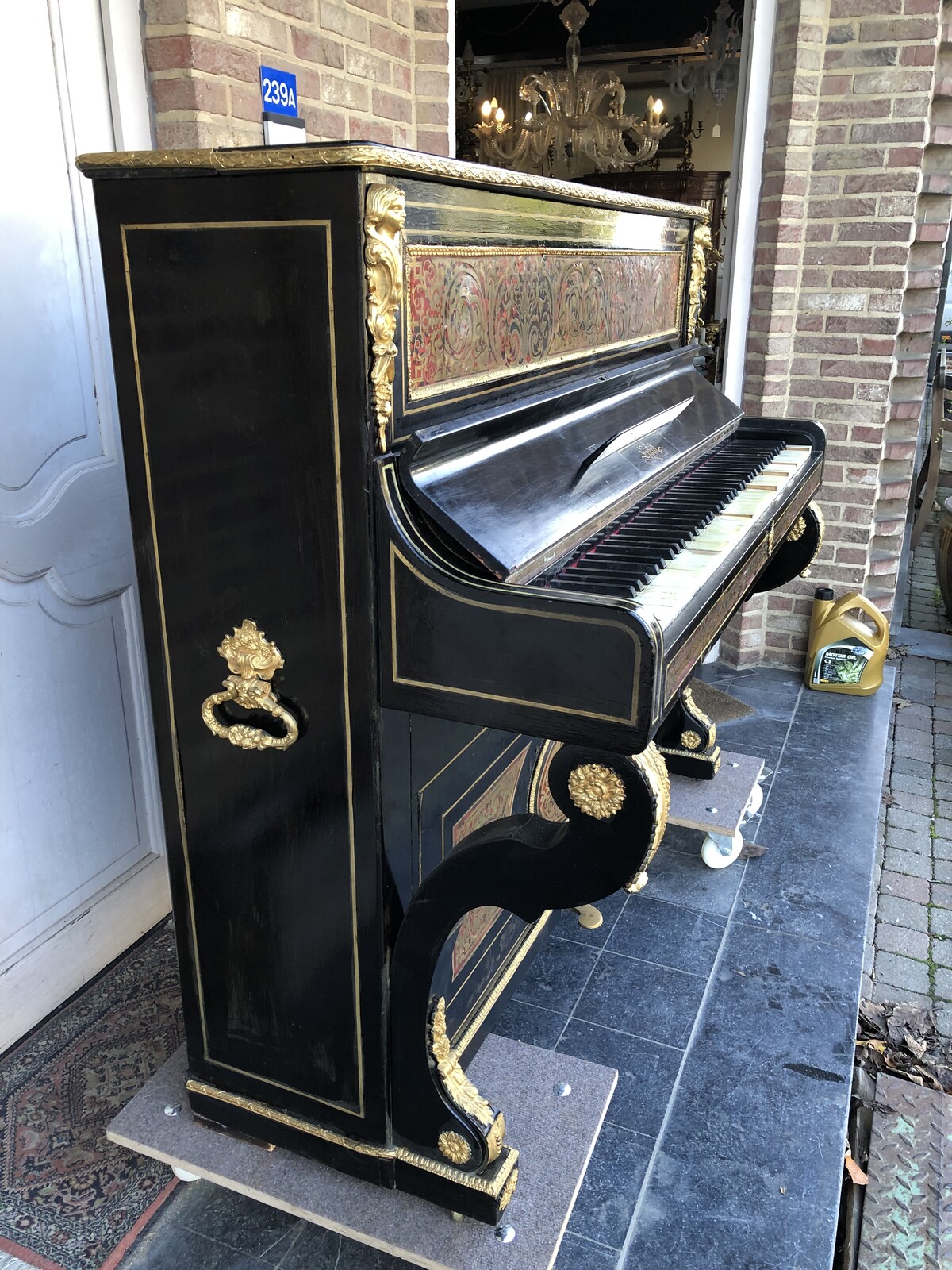 Napoleon III Piano with Boulle marquetry