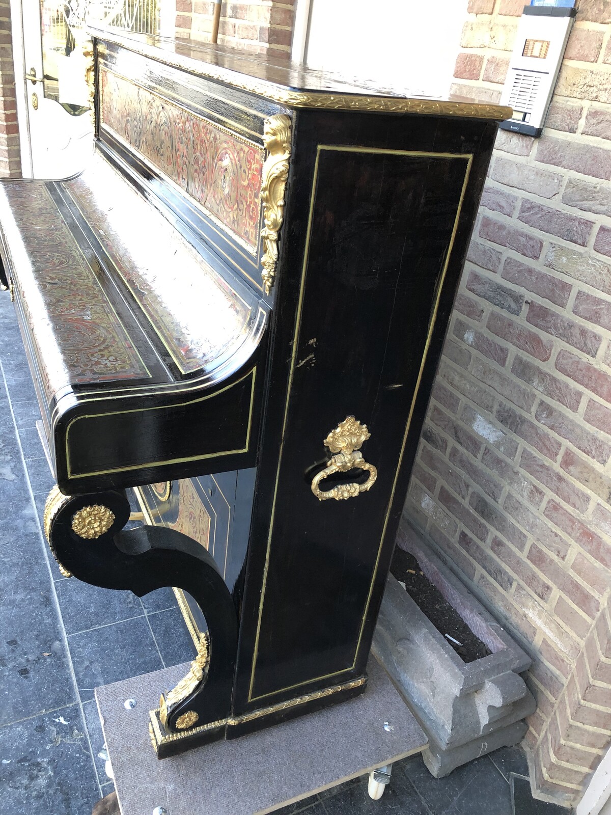 Napoleon III Piano with Boulle marquetry