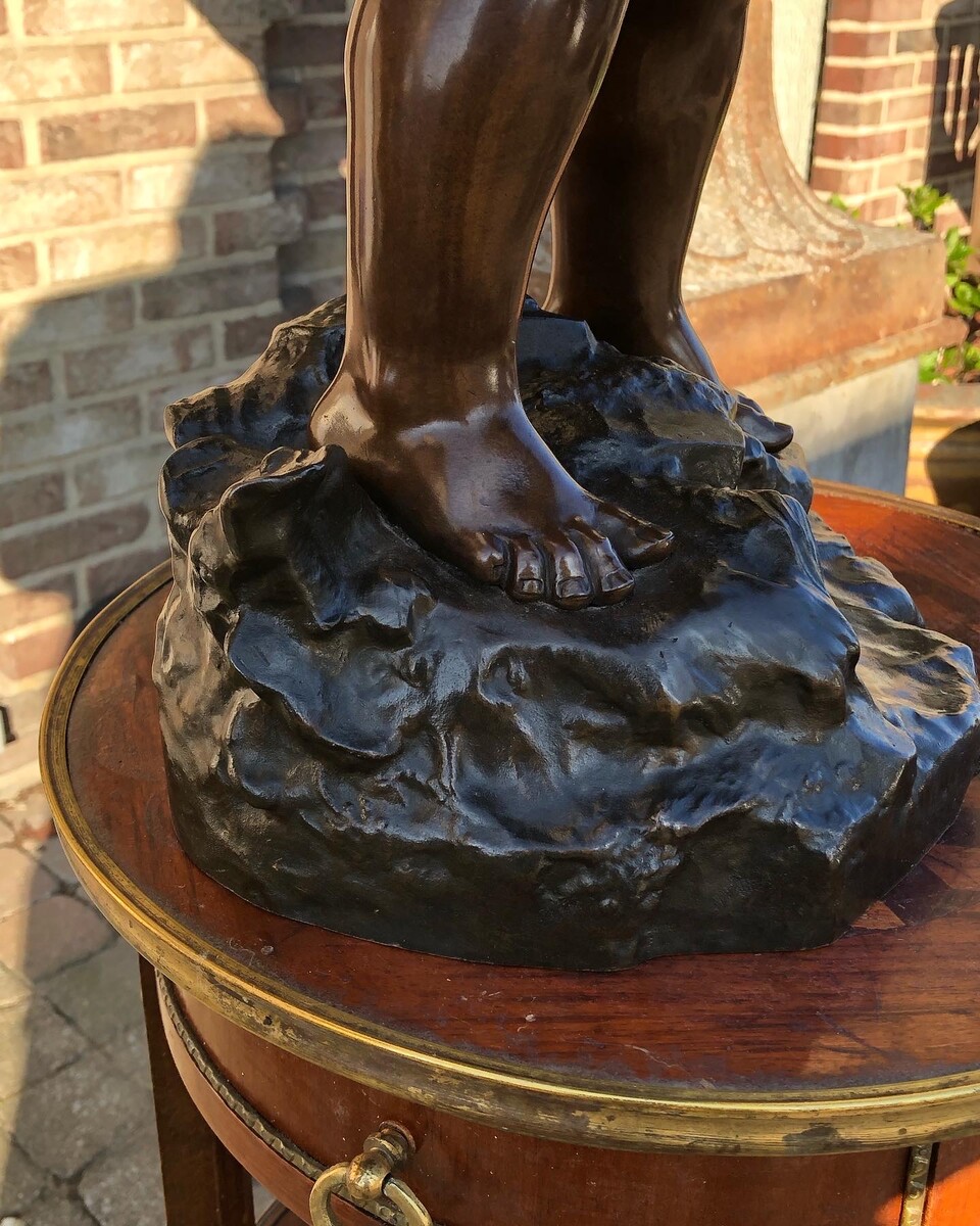 Napoleon III Sculpture of a boy who carries water