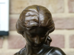 Napoleon III style Sculpture of a young lady 