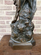 Napoleon III style Sculpture of a young lady 