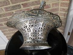 Napoleon III style Centerpiece  in silver 1890