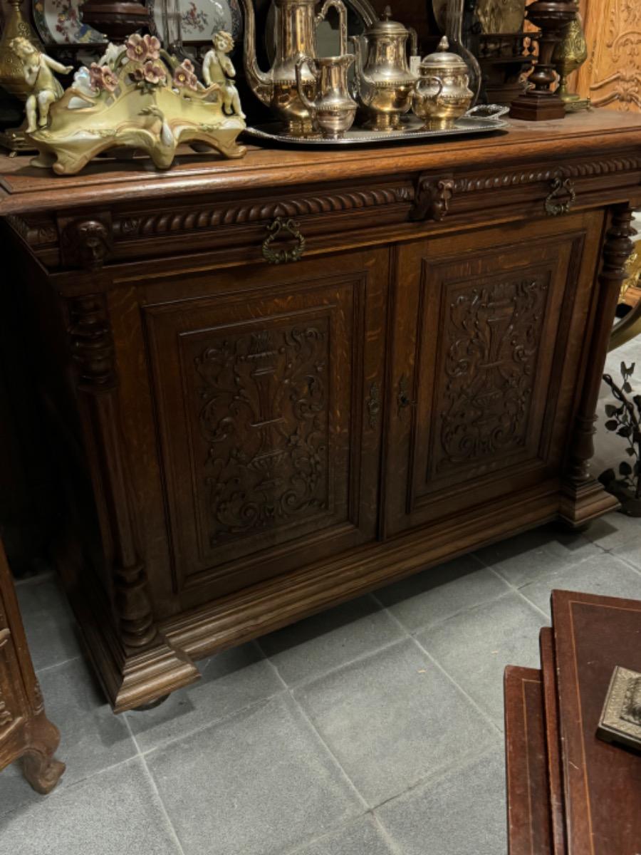 Nice carved cabinet in oak