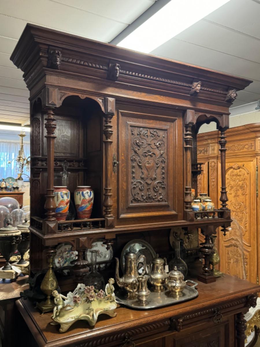 Nice carved cabinet in oak