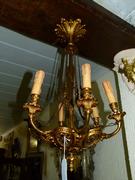 Regence style Lamp / luster in gilded bronze, France 1910