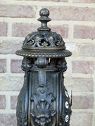 Renaisence style Pendule  in spelter zamac, France 1900