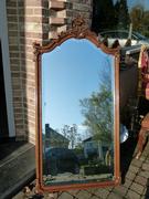 Rengecy style Mirror in oak, Belgium 1900