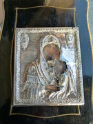 Russian silver icon with different stamps in silver, Russia 1834